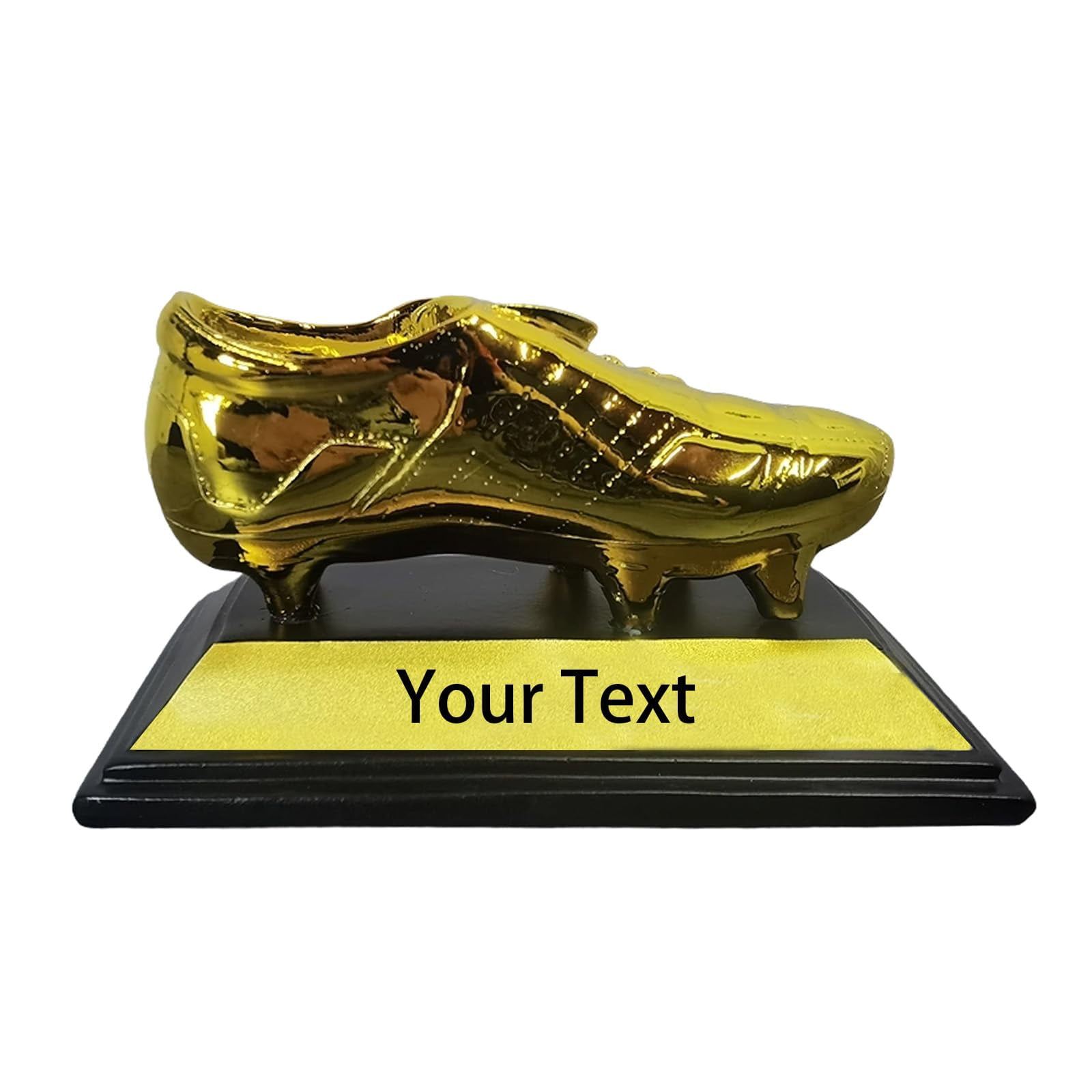 Golden Football Boot Champion Replica Trophy Top Statue Fans Souvenir Cup Birthday Soccer Player Flat Shoe Crafts
