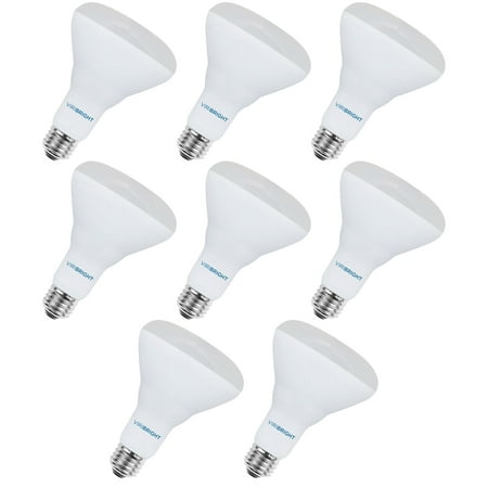 

Viribright 65-Watt Equivalent BR30 E26 LED Indoor Flood Light Bulb 4000K Cool White (8-Pack)