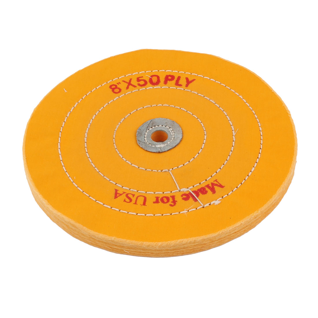1/2" x 8" 50PLY Round Design Polishing Buffing Polish Pad Wheel Yellow