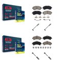 thumbnail image 1 of CMX Front Rear Ceramic Disc Brake Pads and Extra Wear Sensors Kit for Car Mercedes-Benz Sprinter 3500 3500XD KCW-101107, 1 of 9