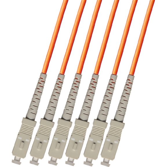 RiteAV - Direct Burial/Outdoor SC-SC 6-Strand Fiber Optic Cable - Multimode (62.5/125) - 100M
