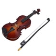thumbnail image 1 of Mini Musical Instrument Violin, Exquisite Craftsmanship 14cm Size Miniature Violin  for Desks, 1 of 7