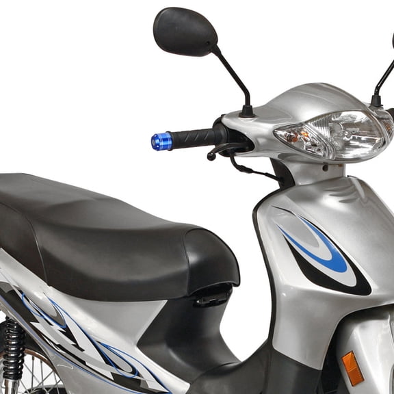 BESTYASH Motorcycle Fork Tube Cap Blue Aluminum Alloy for Off-Road Style 2Pcs