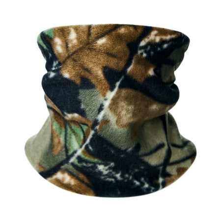 Camo Winter Neck Warmer Gaiter Ski Fleece Warm Windproof Face Mask for Snowboard