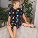 thumbnail image 4 of Balery Colorful Ping Pong Rackets Conjunto de Pijama Infantil de Manga Corta con Estampado – Ropa de Dormir de Algodón Suave-Large, 4 of 6