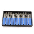 thumbnail image 3 of 10 Piezas Rebabas Carburo Sólido Acero Tungsteno Limas Rotativas Juego Rebabas Diamante, 3 of 7