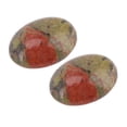 thumbnail image 4 of Piedras de cabujones pulidas, 20 piezas de cuentas de cabujones, cuentas de cabujones ovaladas sin agujeros, fabricación de joyas, piedras de cabujones, construcción robusta, 4 of 9