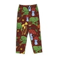 thumbnail image 4 of Sigee Frogs and Mushrooms Print Women's Soft Pajama Pants - Breathable and Comfortable Lounge Sleep Bottoms with Elastic Waistband and Pockets-Small, 4 of 9