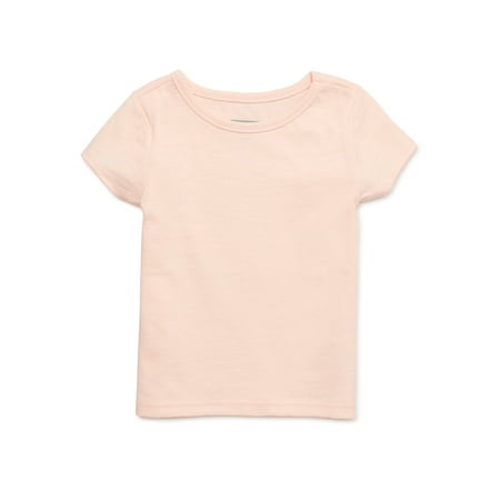

Garanimals Baby Girl Short Sleeve Solid T-Shirt Sizes 0-24 Months