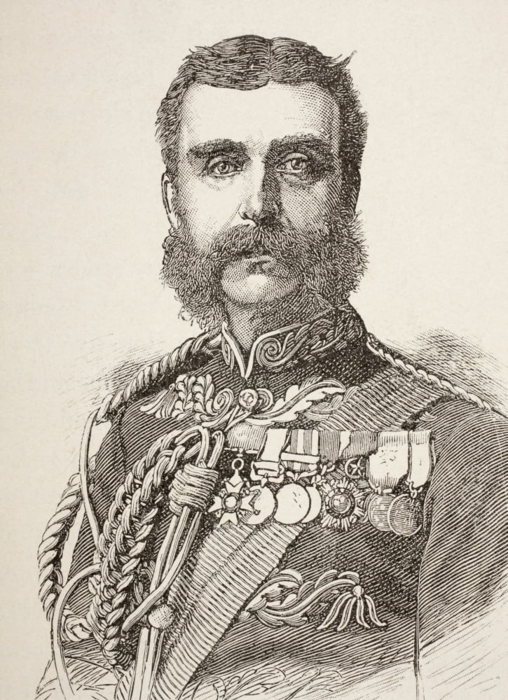General Frederic Augustus Thesiger 2Nd Baron Chelmsford 1827 To 1905 British General From Afrika Dets Opdagelse Erobring Og Kolonisation Published In Copenhagen 1901 Canvas Art - Ken Welsh Design Pic