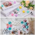 thumbnail image 5 of 2Pcs Felt Ball Garland Bright Green Garland Handing Balls 6.6Feet Long 30 Balls Party Banner Decor, 5 of 6