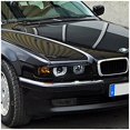 thumbnail image 2 of BMW E38 7-Series 740/750iL Smoke Dual Halo LED Projector Headlights, 2 of 4