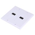 thumbnail image 4 of Placa de pared con puerto 2HDMI Panel de información estándar de EE. UU. para edificio de oficinas en el hogar, 4 of 8