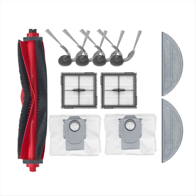 Accesorios para Aspiradoras para Q10 Series S5/S5+/X5+/PF/PF+//+, Cepillo Principal, Cepillo Lateral, Bolsa para Polvo, Paño de Fregona