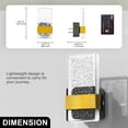 thumbnail image 2 of LOHASLED Set of 2 Black & Brass 3000K Dimmable Nightstand Light, 2 of 7