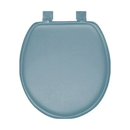 Blue Soft Padded Cushion Toilet Seat Round Standard (Best Padded Toilet Seat)