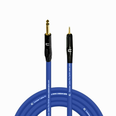 Coluber Cable 1/4" TS Male to 3.5 TS Male - Pro 3-Pin Microphone Connector