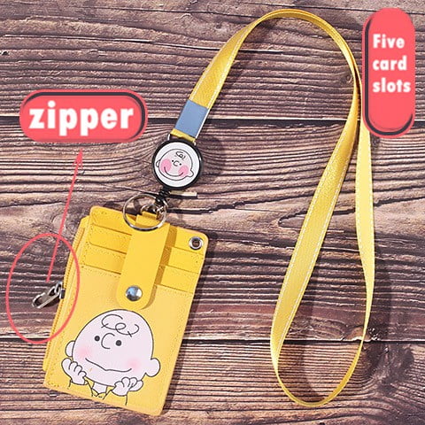 Doraemon hello kitty-Tarjetero Con 5 Ranuras Para Tarjetas , Diseño De Dibujos Animados