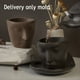 thumbnail image 3 of Molde de 3D, Cara Abstracta, Molde de de Café, Maceta, Plantas, JarróN de Cemento, Molde de Silicona de Resina, Molde de de Vela Hecho una Mano, 3 of 5