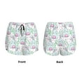 thumbnail image 4 of Disketp Rabbit Back View Print Women's Shorts Workout Shorts for Athletic Gym Running Shorts with Phone Pockets X-Large, 4 of 8