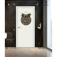 thumbnail image 3 of Eveokoki 11" Choose Kindness And Laugh Door Sign Plaque,Welcome Wall Hanging Signs Front Door Decor Home Decorative Door Sign Wooden Plaque Hanger for Bedroom Porch Yard, 3 of 5