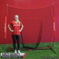 thumbnail image 6 of PowerNet DLX 2.0 Baseball Softball Hitting Net System w/ 3 Progressive Weighted Balls, 6 of 6