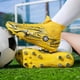 thumbnail image 5 of Zapatos de fútbol TF/FG para hombre, botas de fútbol de tobillo alto, ultraligeras, antideslizantes, deportivas de Futsal para interiores, cómodas y transpirables, Unisex, niños, 5 of 5