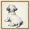 Gold Frame, variant on Tender Pawprints Canvas Vintage Dog Drawings by Art Remedy, Gold Frame, 40" x 40"