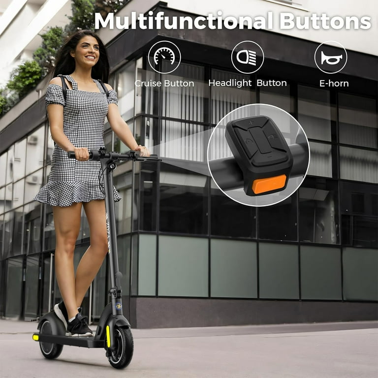 ZDZA Electric Scooter for Adults, 19MPH 350W Escooter, Up to