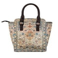 thumbnail image 2 of Isfahan Antique Central Persian Carpet Print Rivet Fashion One-Shoulder Women's Handbag Tote Bag, 2 of 6