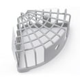 thumbnail image 7 of Travelwant 2Packs Corner Shower Caddy, Stainless Steel, Wall Mounted Bathroom Shelf with Adhesive, Storage Organizer for Toilet, Dorm and Kitchen, 7 of 7