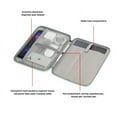 thumbnail image 3 of Kingswick Tablet Bag With Zipper, Lightweight Carry-On Tablet Bag For Business Office Travel Purple, 3 of 8