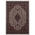 thumbnail image 1 of Emerald Sanlin Red & Ivory 5' x 7' Area Rug, 1 of 7