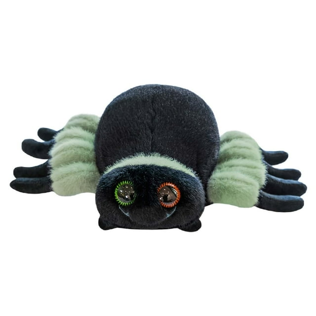 Esquirla Jouet en Peluche Animal Réaliste à Câliner Poupée Animal en Peluche Poupée Aranéide pour Vert