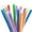 Multi Colors, variant on Triani 100 Pack Jumbo Plastic Smoothie Straws,Clear