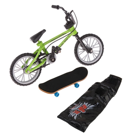 Esquirla 2x Mini Planche à Roulettes Vélo Amusant Créatif Jouets Fingerboard Collection Cadeau