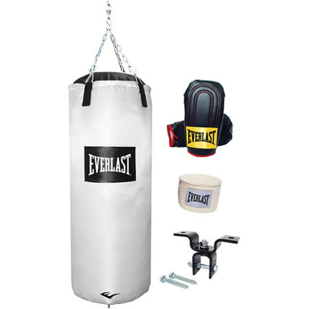 Everlast 80 lb Platinum Heavy Bag / Glove Kit - 0