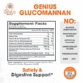 thumbnail image 2 of The Genius Brand Genius Glucomannan - Glucomannan Capsules for Digestive Health, Energy & Satiety Support - Natural Fiber for Stomach Comfort - Non-GMO & Vegan - 180 Veggie Capsules, 2 of 6