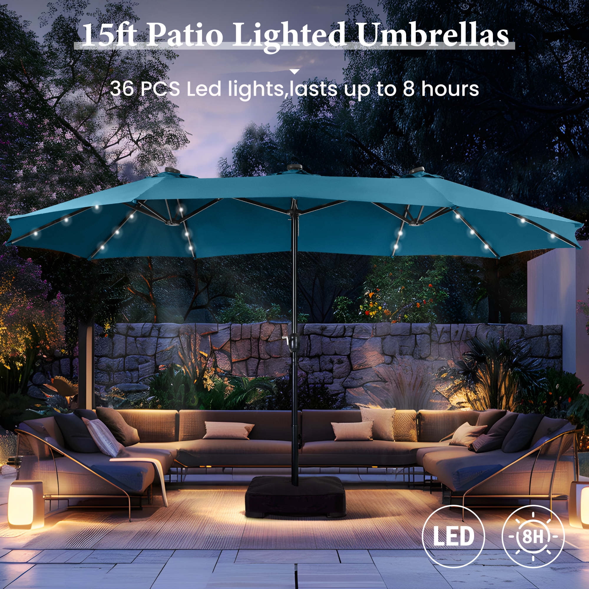 Summit Living Patio Umbrella - Thumbnail 5