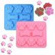 thumbnail image 1 of Moldes de silicona oso de fresa para chocolate perros rosa azul, 1 of 5