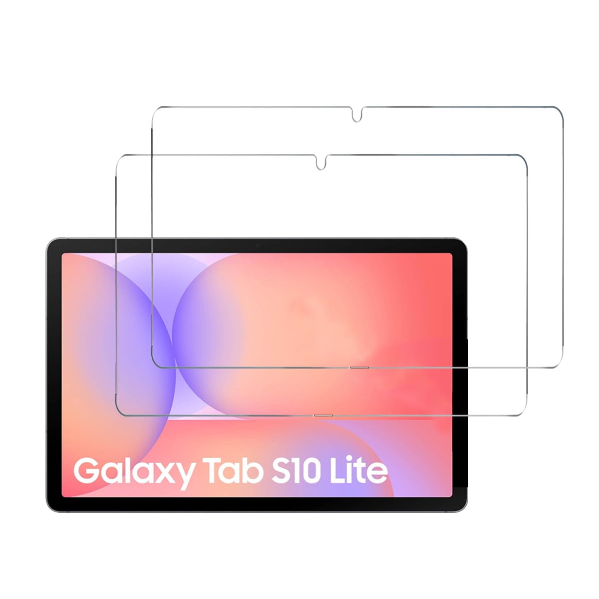 PAPAUTOP [2 Pcs] Tablet High Clear Easy Installation Tempered Glass Screen Protector for Samsung GalaxyTab S10 Lite