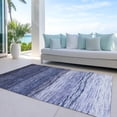 thumbnail image 6 of Addison Rugs Chantille Indoor/Outdoor Transitional Lines Blue Washable Rectangle Rug, 9' x 12', 6 of 6