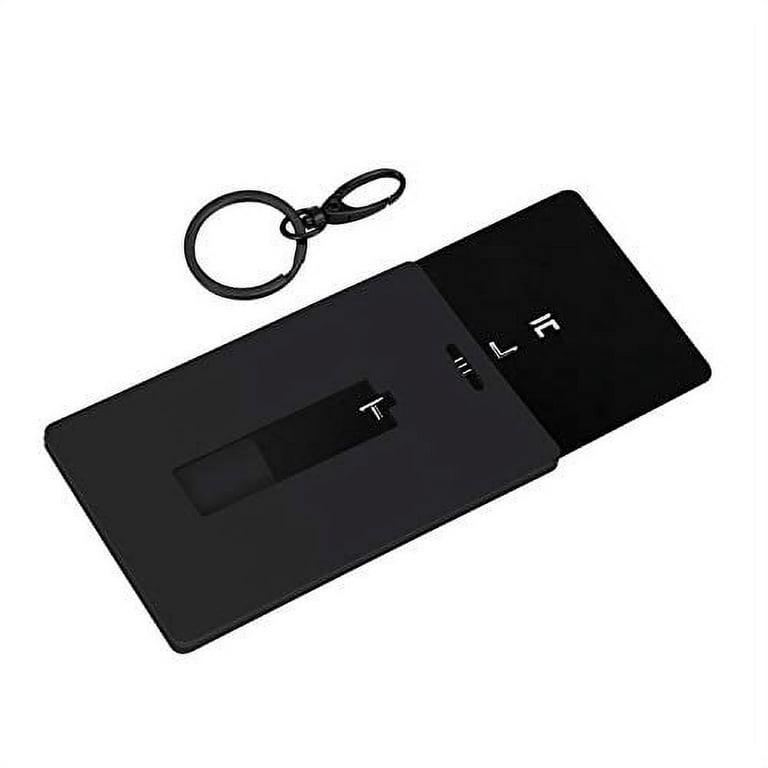 Key Card Holder for Tesla Model 3, Model Y Silicone Key Chain, 2 Pack  (Black) 