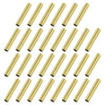 thumbnail image 1 of Tubo redondo de latón de 30 piezas de 30 mm, 5 mm de OD y 0.5 mm de grosor de pared, tubería de latón sin costura para manualidades/decoración, 1 of 7