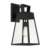 Designers Fountain Cooper 1 Light Matte Black Outdoor Wall Lantern, D244M-9OW-MB