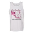 thumbnail image 2 of Wild Bobby In October We Wear Pink Diamond Heel Breast Cancer Awareness Men Tank Top, White, X-Large, 2 of 6