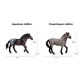 thumbnail image 4 of Juego de 8 piezas de Toy Figures UANDME Big Mare y Stallion Horse, 4 of 7