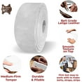 thumbnail image 3 of ELW 9-10 oz. 3.6-4mm White Straps, Belts, Strips 3.75"x84" 9.5x213cm - Belt Grade Latigo Leather for Cowhide Heavy DIY Craft - Pet Collars, Blanks, Accessory, Jewelry, Key Chains, 3 of 9