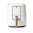 thumbnail image 1 of Friteuse à Air Chaud SadBe 3 Qt TurboCrisp 1200 W Blanche, 1 of 8