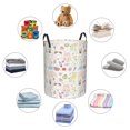 thumbnail image 6 of Daiia Summer Rabbit Round Laundry Basket with Handles Thickened Waterproof Circular hamper,Dirty Clothes Storage Basket for Bedroom,Bathroom,College Dorm-Medium, 6 of 8